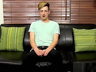 Adorable Twink Is Interviewed And Then He Takes A Big Toy