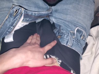 Rubbing Cock In My Boxers