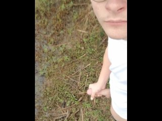 Horny 18yr Old Quick Nut Outdoor River Walk