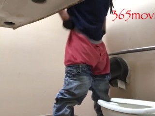 Men’s Public Restroom Toilet Cam